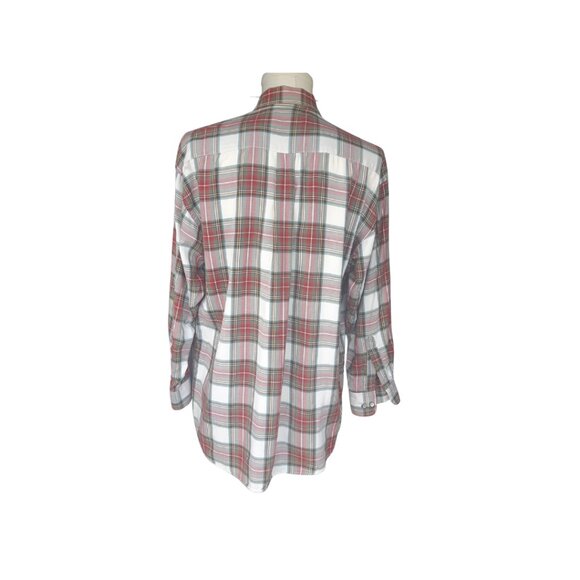 Viyella SZ M Men's Plaid Button Up Shirt, 80% Cotton/20% Wool - Picture 16 of 16